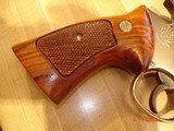 S&W Model 57 .41 Magnum Bright Nickel N-Frame MFG 1980 6"BBl. Mint TS,TT,TH Red Ramp White Outline Front sight - 8 of 12