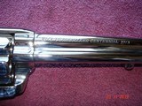 Colt Peacemaker Centennial ASNIC MFG 1973 1 of 1500
71/2"BBl Bright Nickel .44/40 Win. Cal. Factory Leather Centennial Hard case - 11 of 15