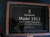 Browning 100th ANN. 1911-22 Model New in
Presentation Case .22LR Beautfull - 13 of 13