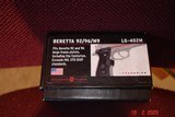 Beretta Model 92FS 9m/m
Excellent in Original Box Etc. With Red Crimson Trace Laser Grip - 5 of 15