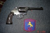 Colt Police Positive Spec. .32/20 Win. 5"BBl. MFG 1916 Excellent O/A
Black checkered stocks 23oz. - 2 of 14
