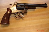 S&W .38/44 Outdoorsman L-frame D/A revolver Model of 1950
5-Screw Rare 6 1/2"BBl. 1 of 6039 MFG. Excellent all Original MFG 1953 - 2 of 14