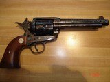 Rare USFA 15th. Anniversary edition 1 of 15 .45 Colt Factory Engraved Full Coverage 5 1/2"BBl.Blue & Case Walnut Stocks NIB #4 - 20 of 20