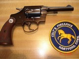 Colt Police Positive Special 4"BBl. Mint MFG 1955 .32 Colt NP Cal. Blue Checkered Walnut Stocks - 1 of 18