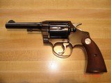 Colt Police Positive Special 4"BBl. Mint MFG 1955 .32 Colt NP Cal. Blue Checkered Walnut Stocks - 4 of 18