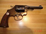 Colt Police Positive Special 4"BBl. Mint MFG 1955 .32 Colt NP Cal. Blue Checkered Walnut Stocks - 3 of 18