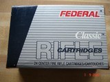 Federal Classic .303 BRITISH 180Gr. HI-Shock Soft Point 24 Round Boxes - 1 of 6