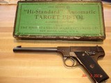Hi-Standard Mod. B Type II semi-auto
pistol MFG 1941
New Haven Ct Mint in its Original Box, Instruction
Tag & targets. - 1 of 16