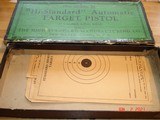 Hi-Standard Mod. B Type II semi-auto
pistol MFG 1941
New Haven Ct Mint in its Original Box, Instruction
Tag & targets. - 6 of 16