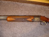 Browning Superposed GD 1 Upgrade 1965 12Ga. 28" Game Scene Engraved with Gold Inlays by Bill Mains Excellent
Round Butt long tang - 5 of 20