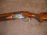 Browning Superposed GD 1 Upgrade 1965 12Ga. 28" Game Scene Engraved with Gold Inlays by Bill Mains Excellent
Round Butt long tang - 3 of 20