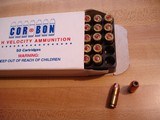 Corbon 9 m/m Luger 115Gr. JHP +P High Performance Ctgs. 1- 50 Round Box Mint - 3 of 6