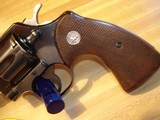 Colt Official Police
.38 Spec. 6"HB MFG 1955 Excellent
all Original
With Full Checkered Walnut Target Stocks Silver Medallions - 3 of 14