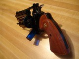 Colt Python MFG 1966 I-frame As New, .357Mag.Cal. 4"BBl. Bright Blue Original Finish, Walnut Target Stocks with Repro Colt Box & papers - 5 of 20