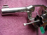 Colt Army Spec. Pre War .38 Spec. Bright Nickel MFG 1-26-1922 Colt Letter 4" BBl. Black Hard Rubber Stocks Near.Mint - 5 of 18