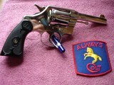 Colt Army Spec. Pre War .38 Spec. Bright Nickel MFG 1-26-1922 Colt Letter 4" BBl. Black Hard Rubber Stocks Near.Mint - 3 of 18