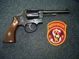 S&W Military Police 5-Screw 5" BBl. MFG 1947 Mint .38 Spec. Diamond Walnut Stocks Numbered to Rev. S-Prefex -Unfired? - 15 of 15