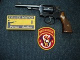 S&W Military Police 5-Screw 5" BBl. MFG 1947 Mint .38 Spec. Diamond Walnut Stocks Numbered to Rev. S-Prefex -Unfired? - 13 of 15