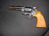 Colt Diamondback .22 LR. Mint 4" BBl. Blue MFG 1970 Checkered Walnut Target Stocks - 13 of 14