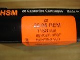 HSMTrophy Gold .25/06 REM. 115 Gr.Berger HPBT Rifle Ctgs. - 4 of 4