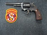 S&W Mod. 1905 Hand Ejector .32-20 Win. Cal. 5" BBL. Pre war, K-frame Blue,5-Screw Excellent all Original !With Walnut Checkered Diamond stock - 1 of 11