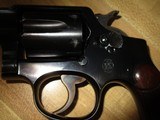 S&W Mod. 1905 Hand Ejector .32-20 Win. Cal. 5" BBL. Pre war, K-frame Blue,5-Screw Excellent all Original !With Walnut Checkered Diamond stock - 10 of 11