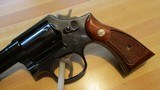 S&W Mod.547 9m/m Luger Rare 4 1/4"BBl. Gloss Blue, Walnut Square Butt,Test Fired only 1 of 3784 made
1984? Mint ! - 9 of 18
