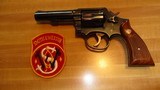 S&W Mod.547 9m/m Luger Rare 4 1/4"BBl. Gloss Blue, Walnut Square Butt,Test Fired only 1 of 3784 made
1984? Mint ! - 1 of 18