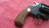 Colt Det.Spec. 2nd mod. .38 Spec. Cal.2" BBl . long Grip Frame MFG 1966 Walnut Stocks
Bright Blue Looks Unfired?Round Butt - 4 of 12