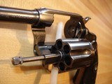 ColtPolice Positive Pre-War .32 Colt Police Near mint MFG 1921 4" BBl. Black Checkered Rubber StocksFixed Sights - 4 of 9