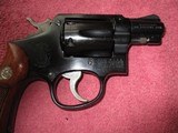 S&W Mod.MP Air weight 5-Screw ANIB 1953 Rare, Alloy Cyl. 14.8oz. .38Spec. Factory Letter Org.Gold Box EtcRound Butt frame - 10 of 13