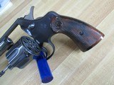 Colt Official Police .22 Caliber 6"BBL.Fixed Sight, Colt Wood Stocks, Blue Two Tone, Excellent Original Condition MFG 1948 - 6 of 18