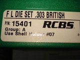 RCBS RELOADING DIES .303 BRITISH NEW IN BOX