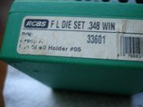 RCBS FL Die Set NIB .348 Win. - 1 of 2