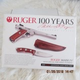 RUGER 100 YEARS MK IV Signed by William B. Riger - 15 of 15