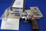 raresmith & wesson model 66 no dash 4 inch 357 magnun highly polished with s/s rear sights