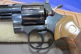 COLT PYTHON BLUE 4 INCH 357 WITH WHITE OUTLINE REAR SIGHTS - 3 of 15