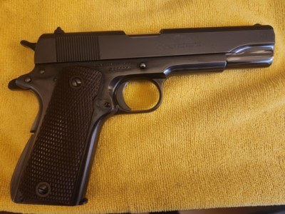 Early post-war military to commercial Colt 1911, 1947 production
