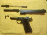 HIGH CONDITION WWII 1942 COLT M1911A1 U.S. ARMY .45 ACP "WB" ALL ORIGINAL - Image 5 of 8