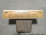 Winchester, 250-3000 Savage soft point , 87 gr
