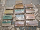 group of Winchester full ammo boxes