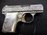 BROWNING BABY RENAISSANCE .25 ACP WITH ORIGINAL CASE AND OWNERS MANUAL - 5 of 15