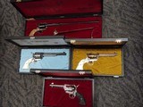 RARE COLT LAWMAN SERIES 4 GUN SAA SET .45 COLT ANIB, SOLD AS SET ONLY - 1 of 15