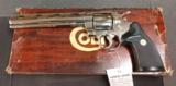 COLT PYTHON TARGET .38 SPECIAL 8" NICKEL EXCELLENT CONDITION WITH BOX 1 OF 250 MFG - 1 of 20