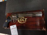 COLT PYTHON TARGET .38 SPECIAL 8" NICKEL EXCELLENT CONDITION WITH BOX 1 OF 250 MFG - 3 of 20