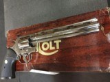 COLT PYTHON TARGET .38 SPECIAL 8" NICKEL EXCELLENT CONDITION WITH BOX 1 OF 250 MFG - 13 of 20