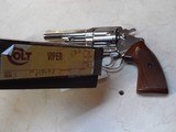 RARE COLT 4" NICKEL VIPER IN EXCELLENT CONDITION, WITH ORIGINAL BOX - 6 of 20