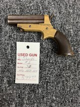 C. Sharps Model 2 .30 Rimfire 4 shot pepperbox Antique Civil War Era - 1 of 4