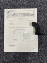 Colt SAA Gen 2 .38 spl Mfg. 1956 w/ extra grips and original paperwork - 7 of 7