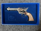 Colt SAA Nickle 44-40 w/ Box Mint Mfg. 1993 - 1 of 8